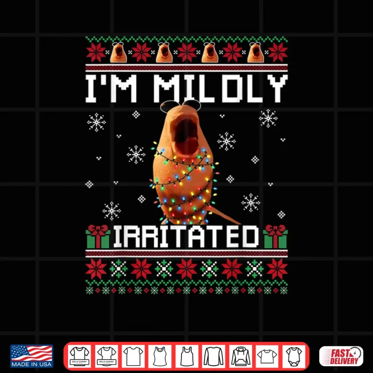 Design Im Mildly Irritated Marcus The Worm Christmas Meme Shirt 2