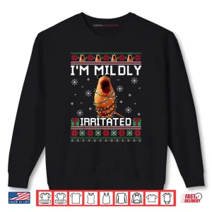 I'm Mildly Irritated Marcus The Worm Christmas Meme Shirt 1 Sweatshirt Im Mildly Irritated Marcus The Worm Christmas Meme Shirt 3