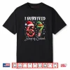 I Survived 67 Days of School Christmas Candy Cane Six Seven Shirt