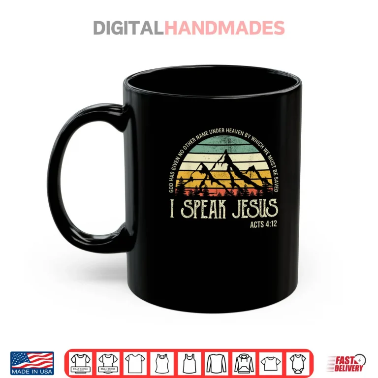 Mug I Speak to Jesus Christ Faith Christians Bible Motivational Shirt