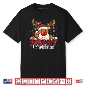 Merry Christmas Reindeer Xmas Family Matching Shirt