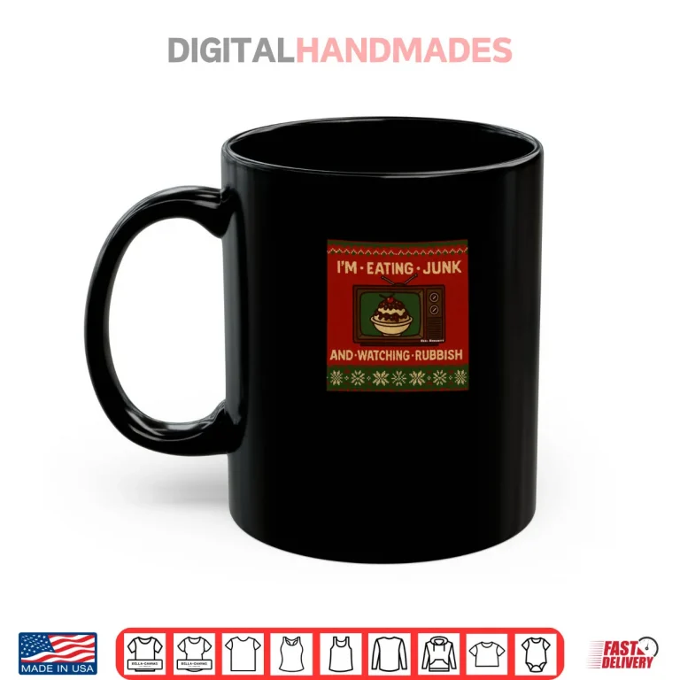 Mug Im Eating Junk Shirt 1