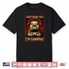 Capybara Gamer Graphic Tee Men Boys Teens Video Gaming Shirt