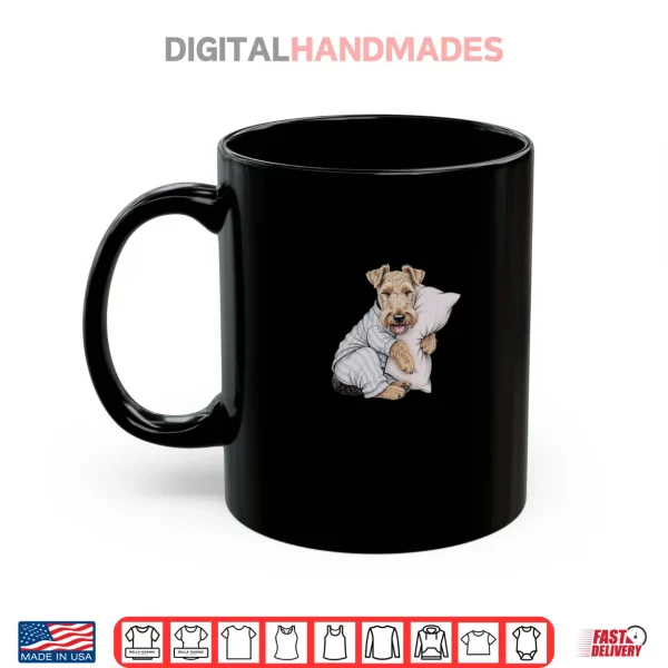 Mug Sleeping Pajama Welsh Terrier Drawing Art Shirt