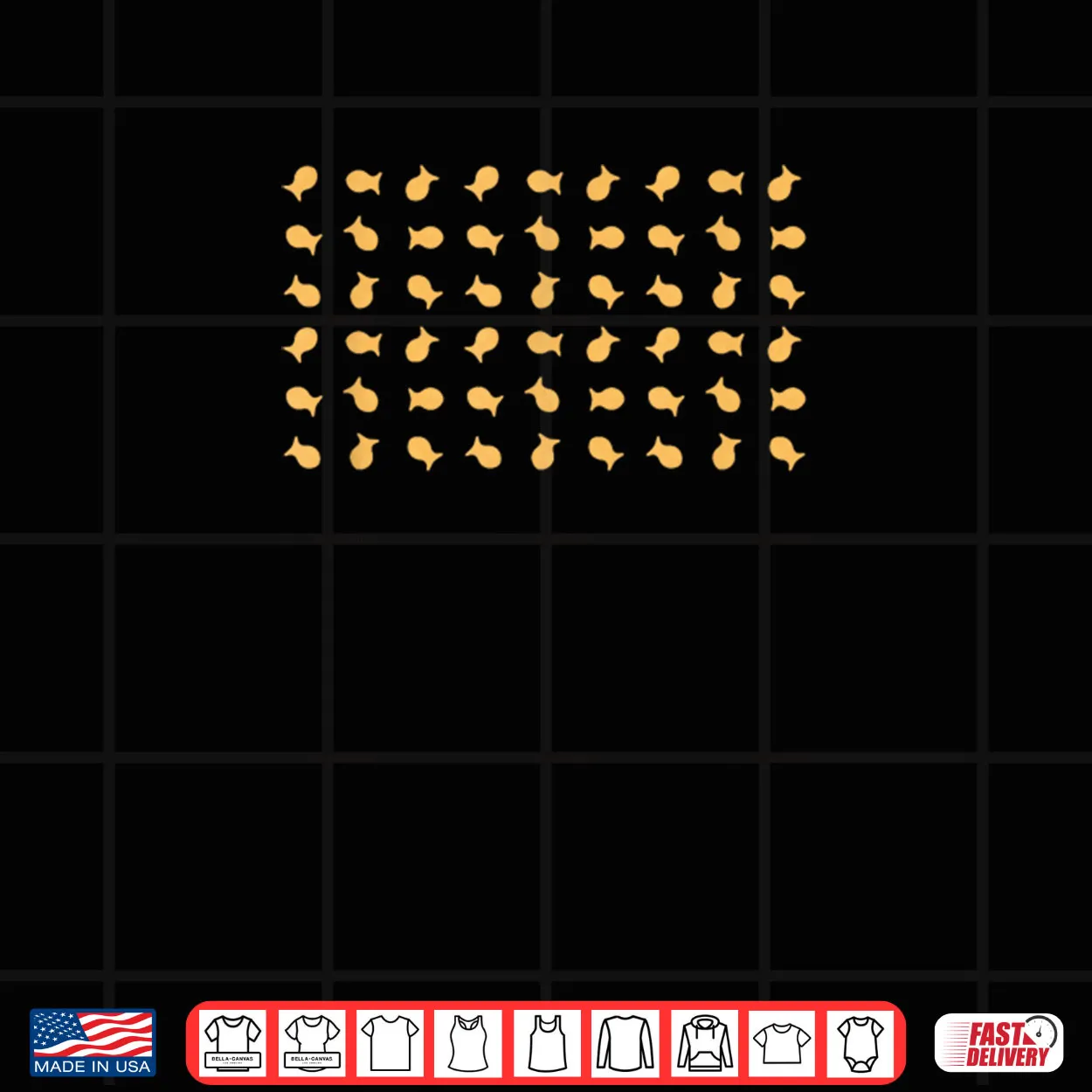 Goldfish Cracker Mosaic Shirt Goldfish Cracker Mosaic Shirt