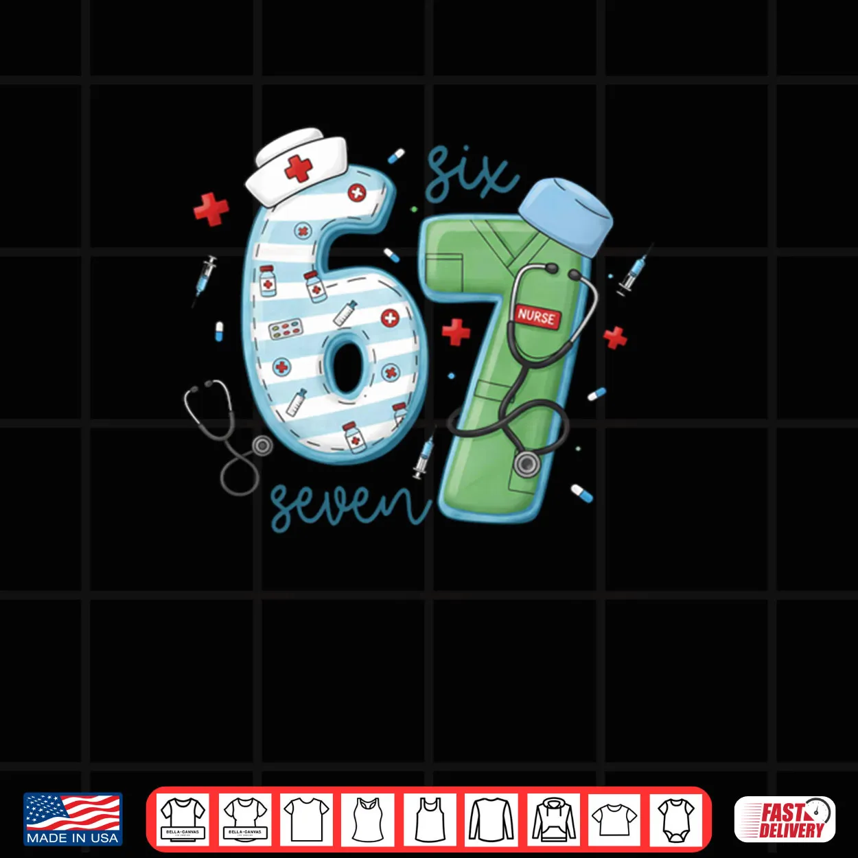 67 Meme Funny School Nurse Six Seven Meme Nursing Humor Shirt 67 Meme Funny School Nurse Six Seven Meme Nursing Humor Shirt