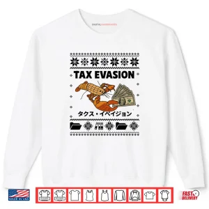 Tax Evasion Christmas Ugly Lobster Meme Shirt 1 Sweatshirt Tax Evasion Christmas Ugly Lobster Meme Shirt