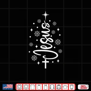 Design Jesus is The Reason for The Season Christmas Cross Shirt