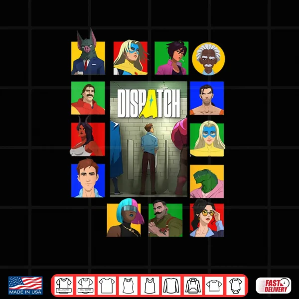 Dispatch Character Shirt 4 Design Dispatch Character Shirt