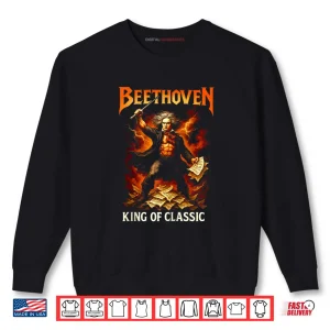 Beethoven Power Metal Classical Music Composer Album Shirt