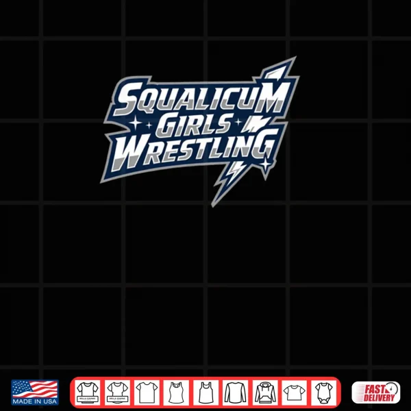 Squalicum Girls Wrestling Shirt 4 Design Squalicum Girls Wrestling Shirt