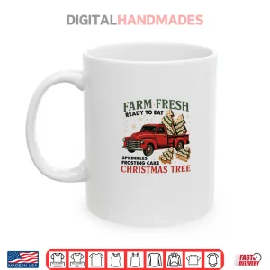 Red Truck Farm Fresh Debbie Christmas Cake Holiday Shirt 3 Mug Red Truck Farm Fresh Debbie Christmas Cake Holiday Shirt