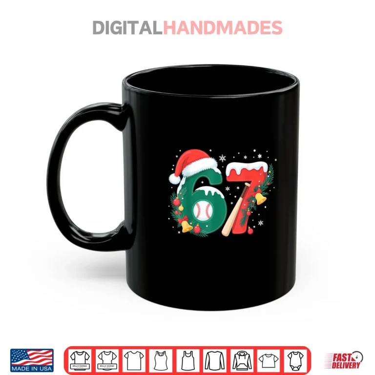 Mug 67 Christmas Baseball 6 7 Meme Boys Six Seven Christmas Shirt