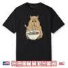 Capybara Ramen Japanese Kawaii Anime Gifts Shirt