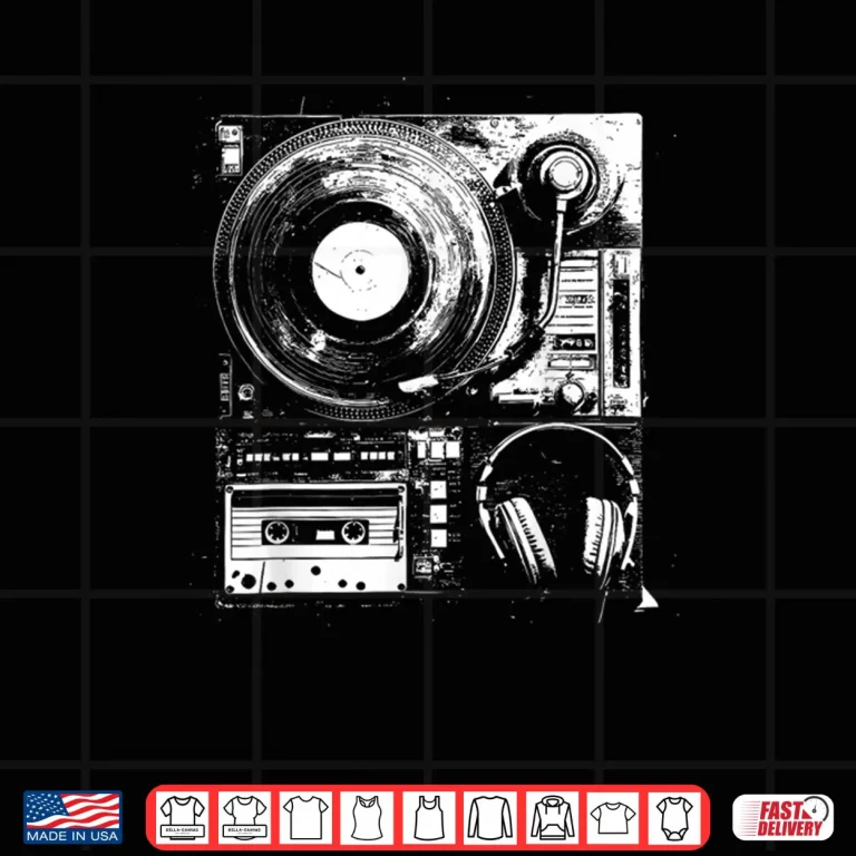 Turntable Audiophile Shirt 4 Design Turntable Audiophile Shirt