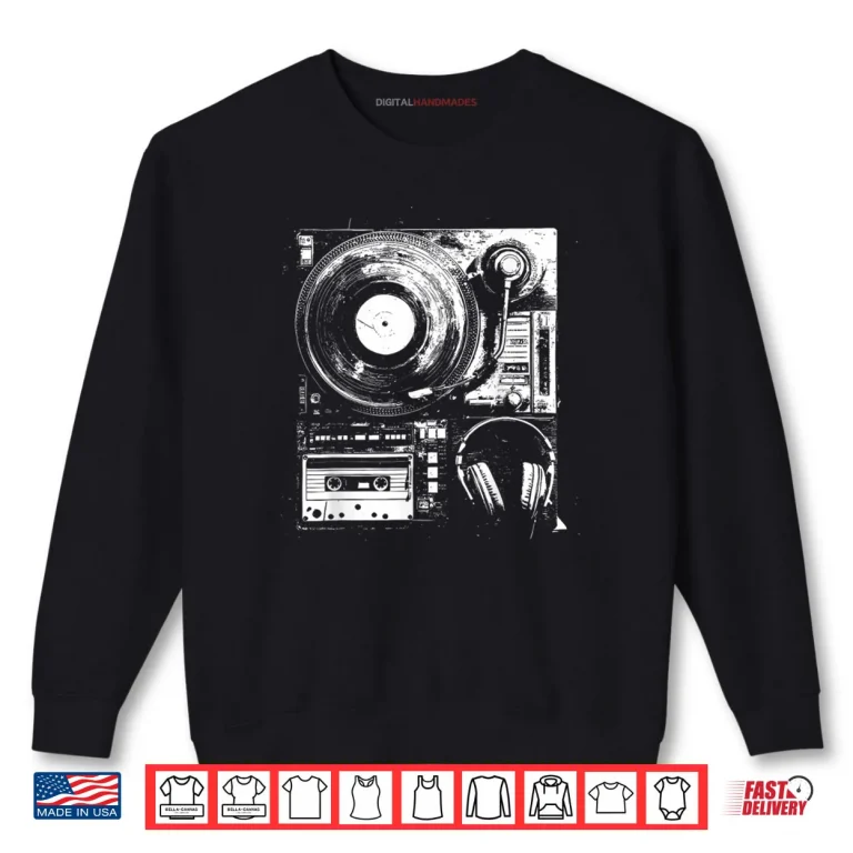 Turntable Audiophile Shirt 1 Sweatshirt Turntable Audiophile Shirt