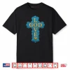 Gamma Blue God Love Jesus Chrisrtian Shirt