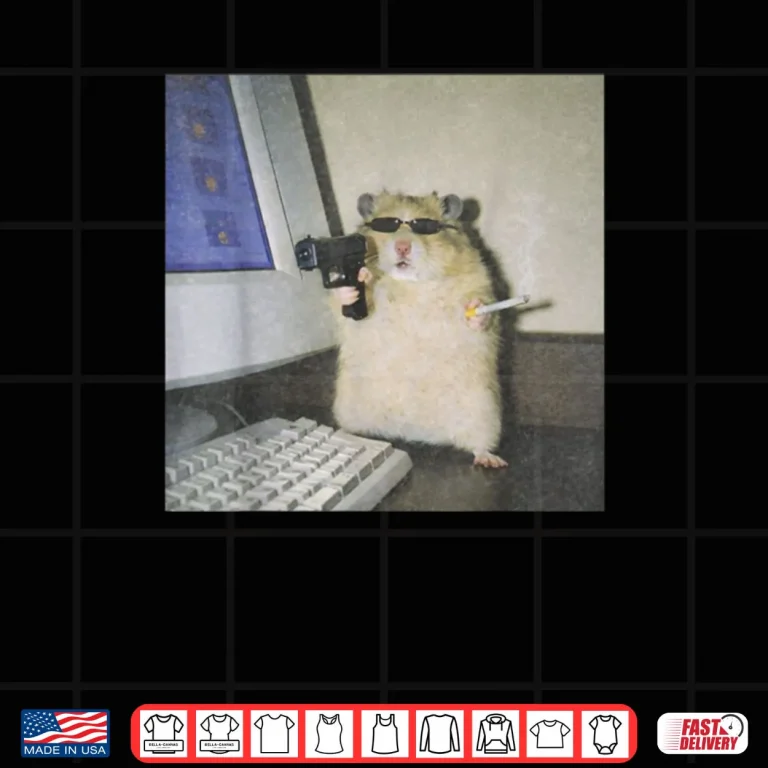 Cyber Hamster Meme Cringe Funny Animal Vintage Shirt 4 Design Cyber Hamster Meme Cringe Funny Animal Vintage Shirt