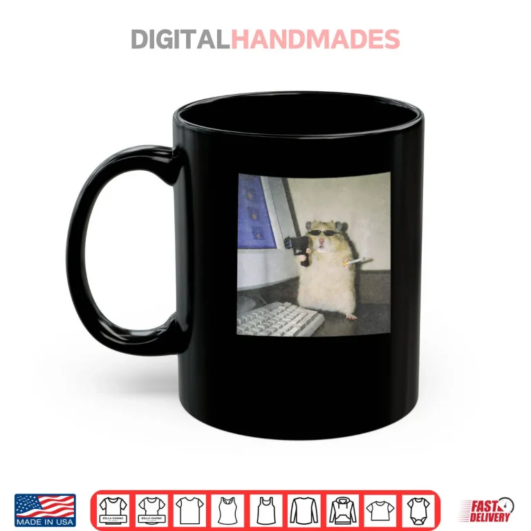 Cyber Hamster Meme Cringe Funny Animal Vintage Shirt 3 Mug Cyber Hamster Meme Cringe Funny Animal Vintage Shirt