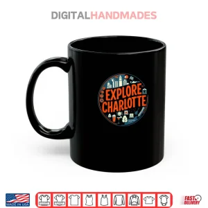 Mug Charlotte North Carolina City Life Shirt