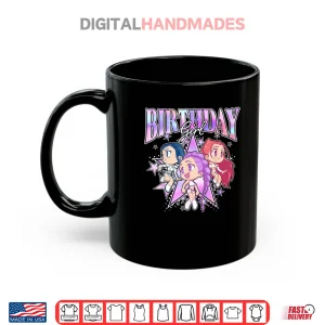 Mug Kpop Demon Hunters Birthday Girl Adorable Chibi Group Shot Shirt