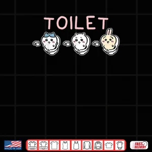 Design Cute Toilet Time Chikawa Meme Shirt