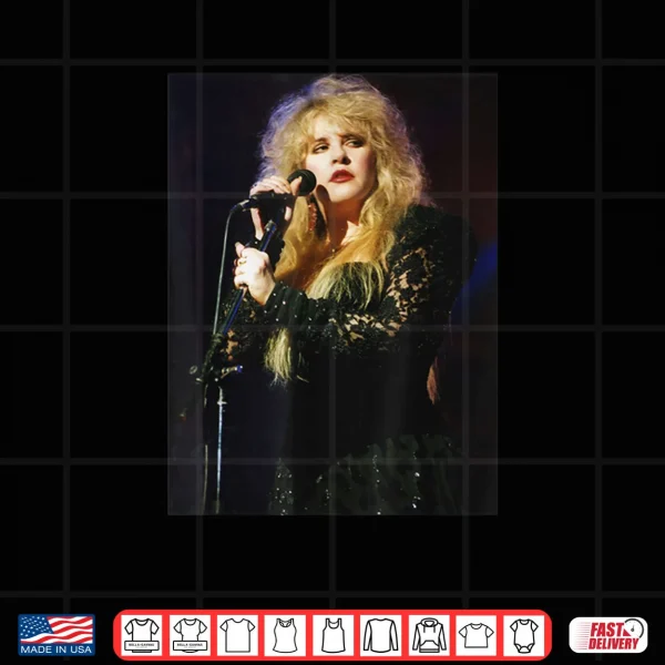 Design Fleetwood Mac Singer Stevie Nicks Live 1990 Shirt 1