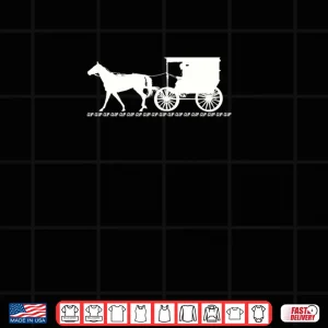 Amish Horse & Buggy Clip Clop Vintage Backroad Scene Shirt 9 Design Amish Horse Buggy Clip Clop Vintage Backroad Scene Shirt 1