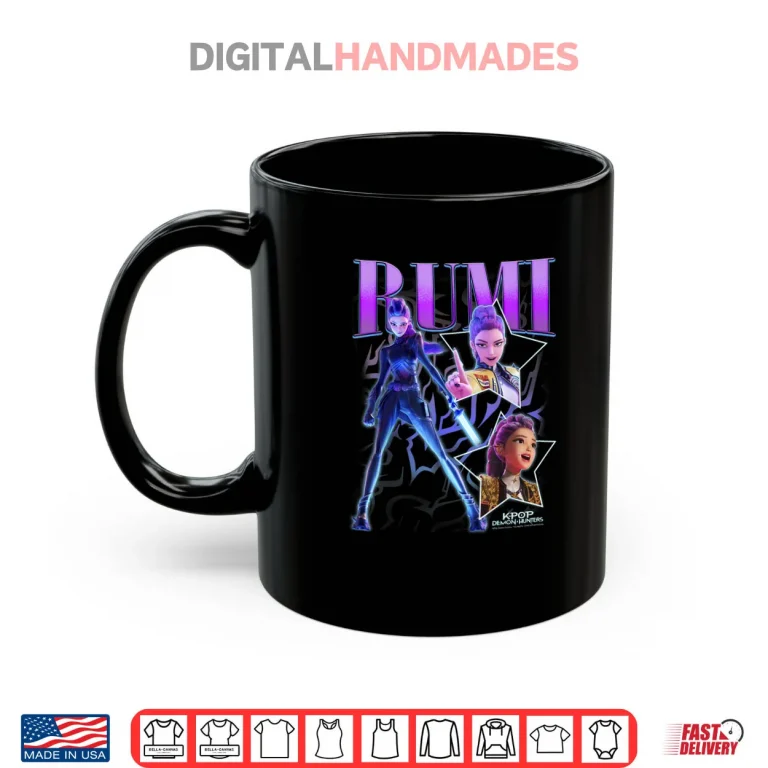 Mug Rumi Showcase Retro Neon Poster Shirt