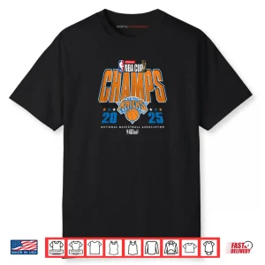 NBA Official Emirates Cup 2025 Champs New York Knicks Shirt