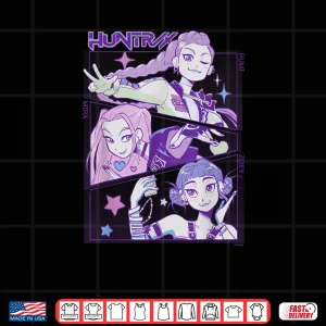 Design Huntrix Team KPop Demon Hunters Shirt