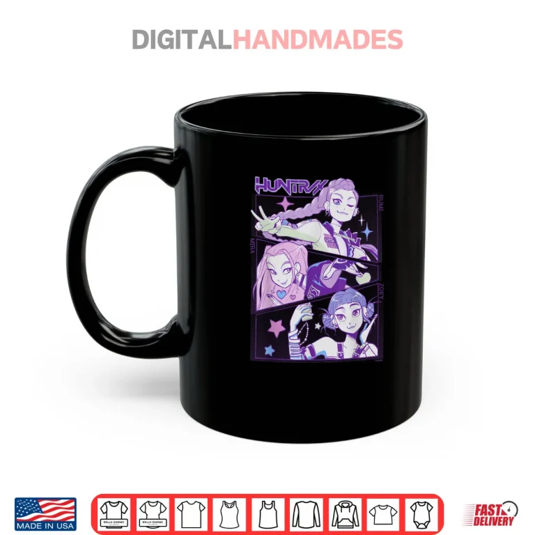Mug Huntrix Team KPop Demon Hunters Shirt