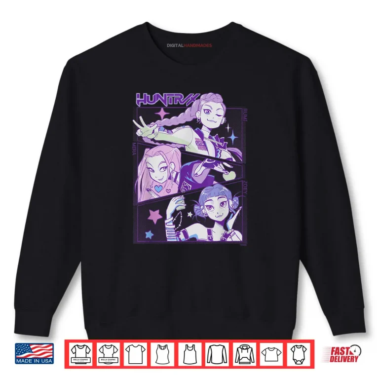 Sweatshirt Huntrix Team KPop Demon Hunters Shirt