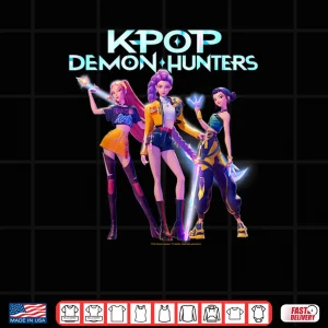 Design Huntrix Heroic Poses Group Shot Shirt