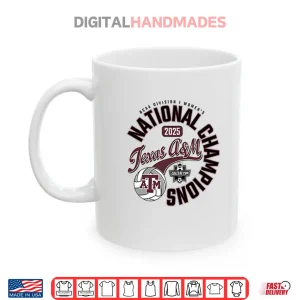 Mug Texas AM Aggies National Champs 2025 Volleyball Shirt