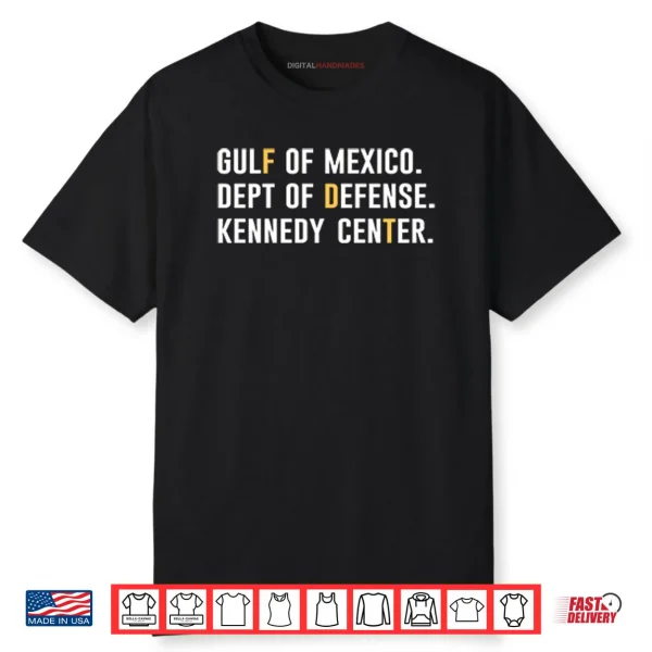 Gulf Of Mexico Dept Of Defense Kennedy Center Shirt