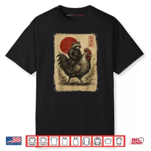 Samurai Raccoon Japanese Graphic Ukiyo e Art Shirt