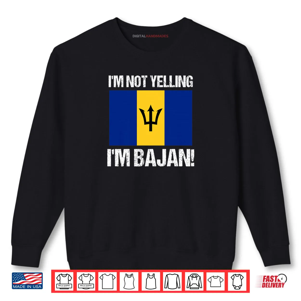 I’m Not Yelling Bajan Country Flag Barbados Culture Shirt I’m Not Yelling Bajan Country Flag Barbados Culture Shirt