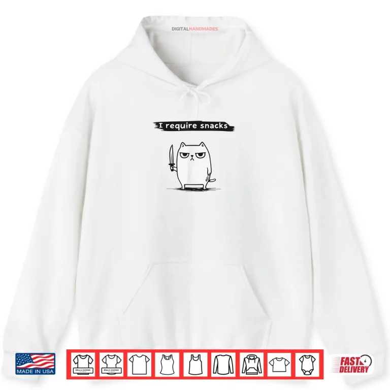 I Require Snacks Angry Cat Meme Shirt 2 Hoodie I Require Snacks Angry Cat Meme Shirt