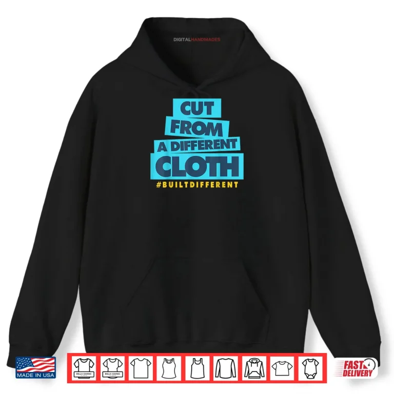 Hoodie Cut from A Different Cloth Gamma Blue 11s Matching Outfit Shirt