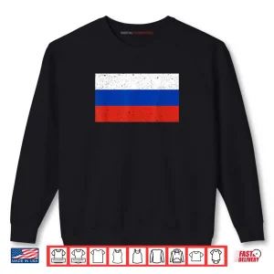 Sweatshirt Russia Flag for Russians Shirt