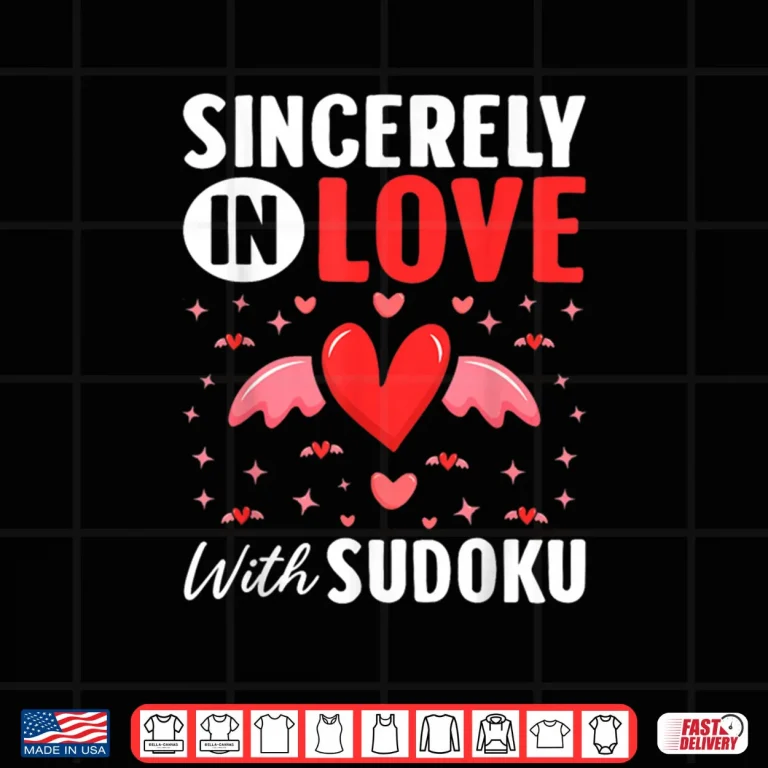 Sudoku Puzzle Design for Logic Game Fans Shirt 4 Design Sudoku Puzzle Design for Logic Game Fans Shirt
