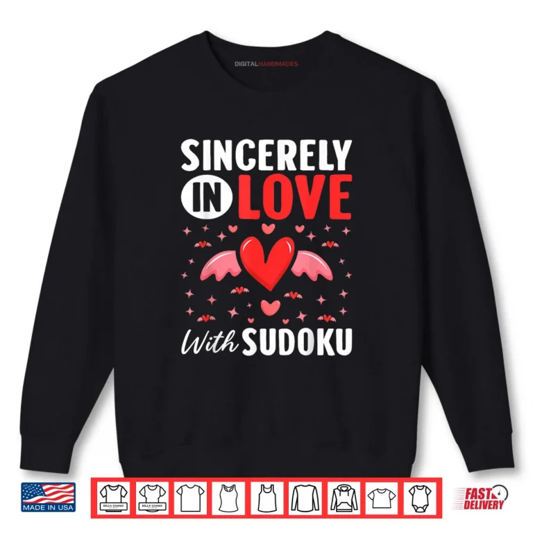 Sudoku Puzzle Design for Logic Game Fans Shirt 1 Sweatshirt Sudoku Puzzle Design for Logic Game Fans Shirt