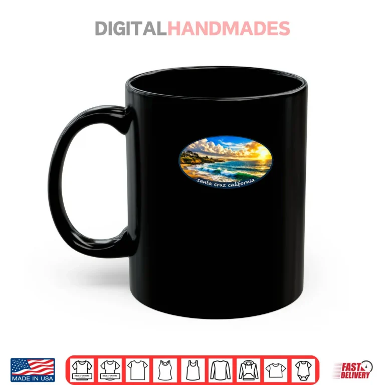 Ocean Coastal Art Santa Cruz California Original Photo Shirt 3 Mug Ocean Coastal Art Santa Cruz California Original Photo Shirt