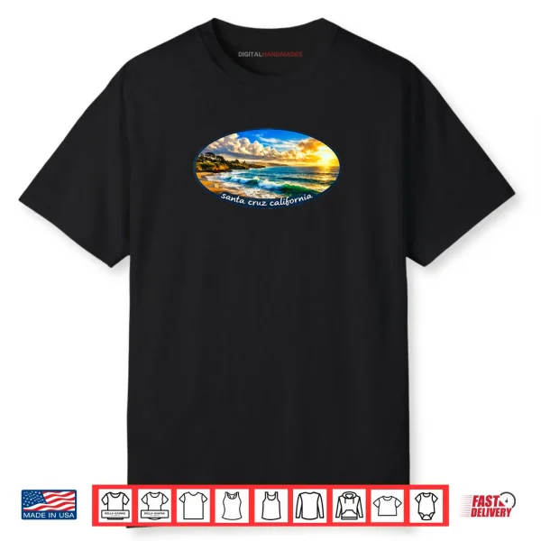Ocean Coastal Art Santa Cruz California Original Photo Shirt