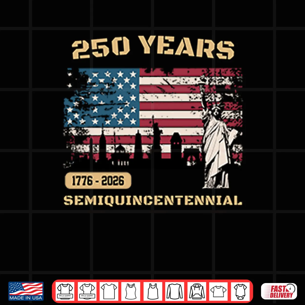 250 Years Of America 1776 2026 Semiquincentennial Shirt 250 Years Of America 1776 2026 Semiquincentennial Shirt