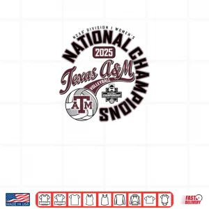 Design Texas AM Aggies National Champs 2025 Shirt