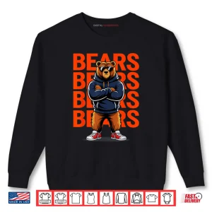 Sweatshirt Retro Bear Present Shirt