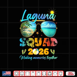 Design Laguna Squad 2026 Tropical Beach Vacation Shirt