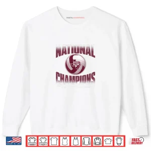 Sweatshirt Texas AM Womens Volleyball 2025 NCAA Champions Shirt